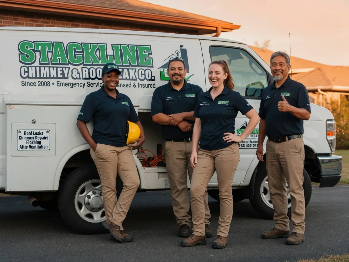 Chimney flashing repair company in Sapulpa, OK